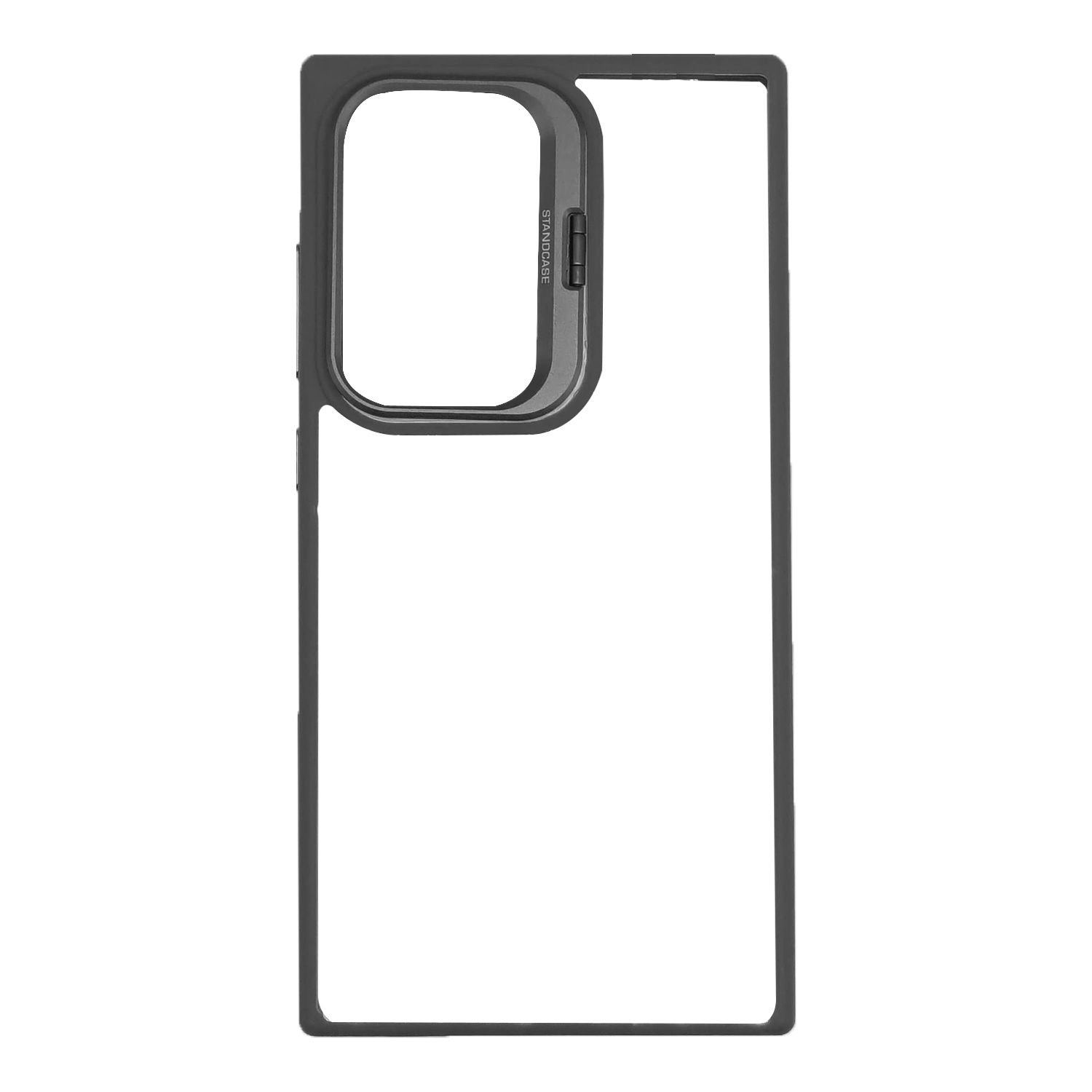 Microcase Samsung Galaxy S24 CAIRO Serisi Kamera Koruma ve Standlı Kılıf AL4971 Gri