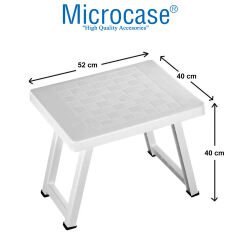 Microcase Katlanabilir Outdoor Piknik Kamp Masası Laptop ve Ders Çalışma Sehpası - AL3876