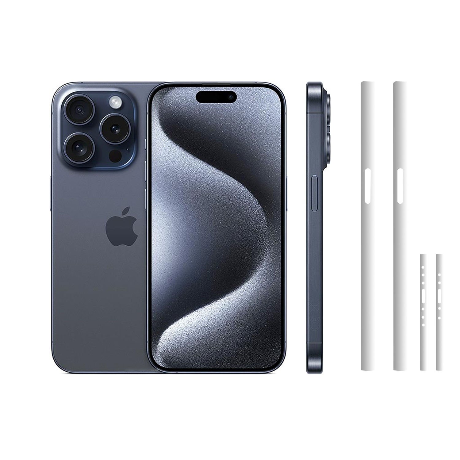 Microcase Iphone 15 Pro Hydrogel Esnek Üst Alt Yan Koruma Film Seti - AL4975