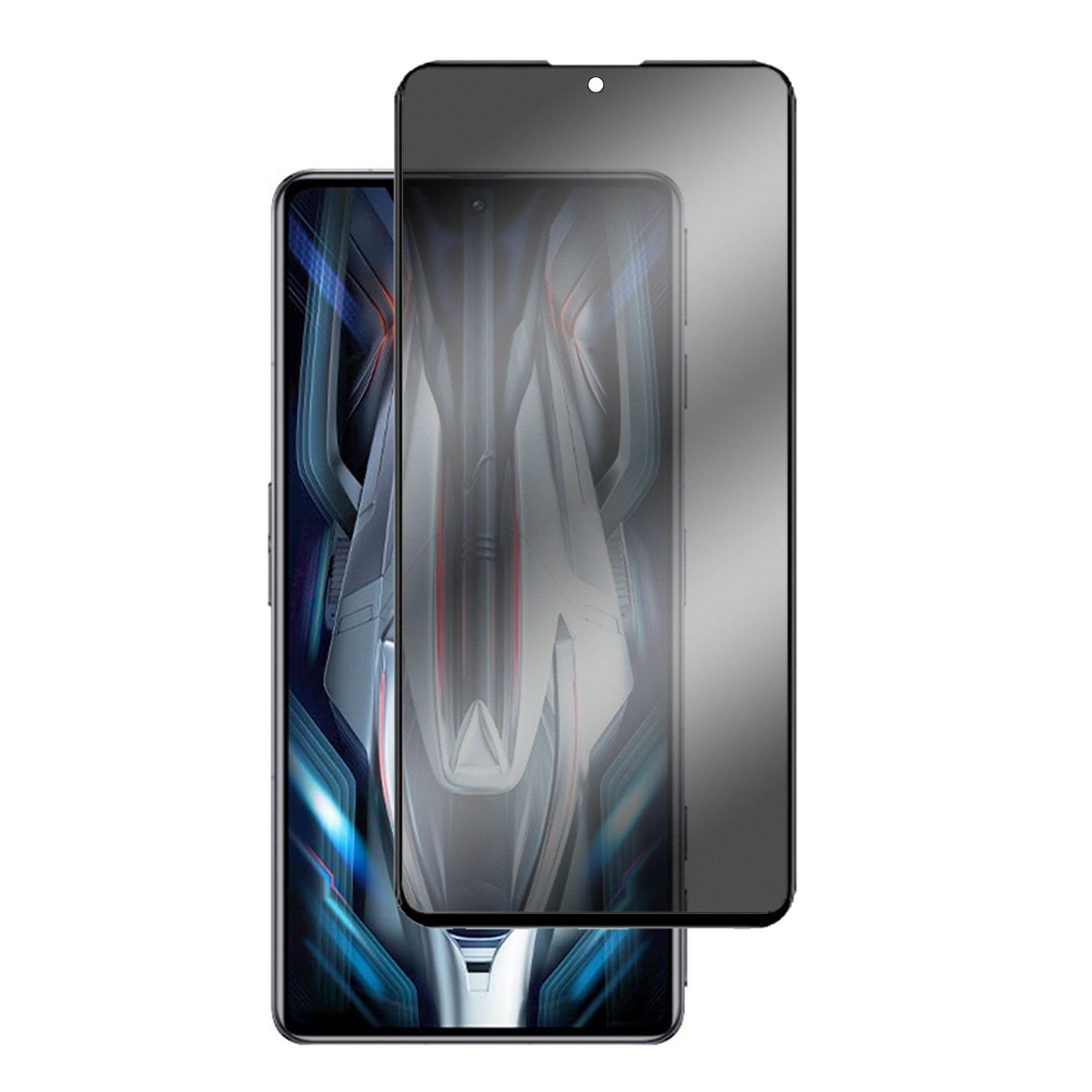 Microcase Xiaomi Redmi K50 Gaming - Poco F4 GT Privacy Gizlilik Filtreli Tam Kaplayan Cam Koruma - AL3125