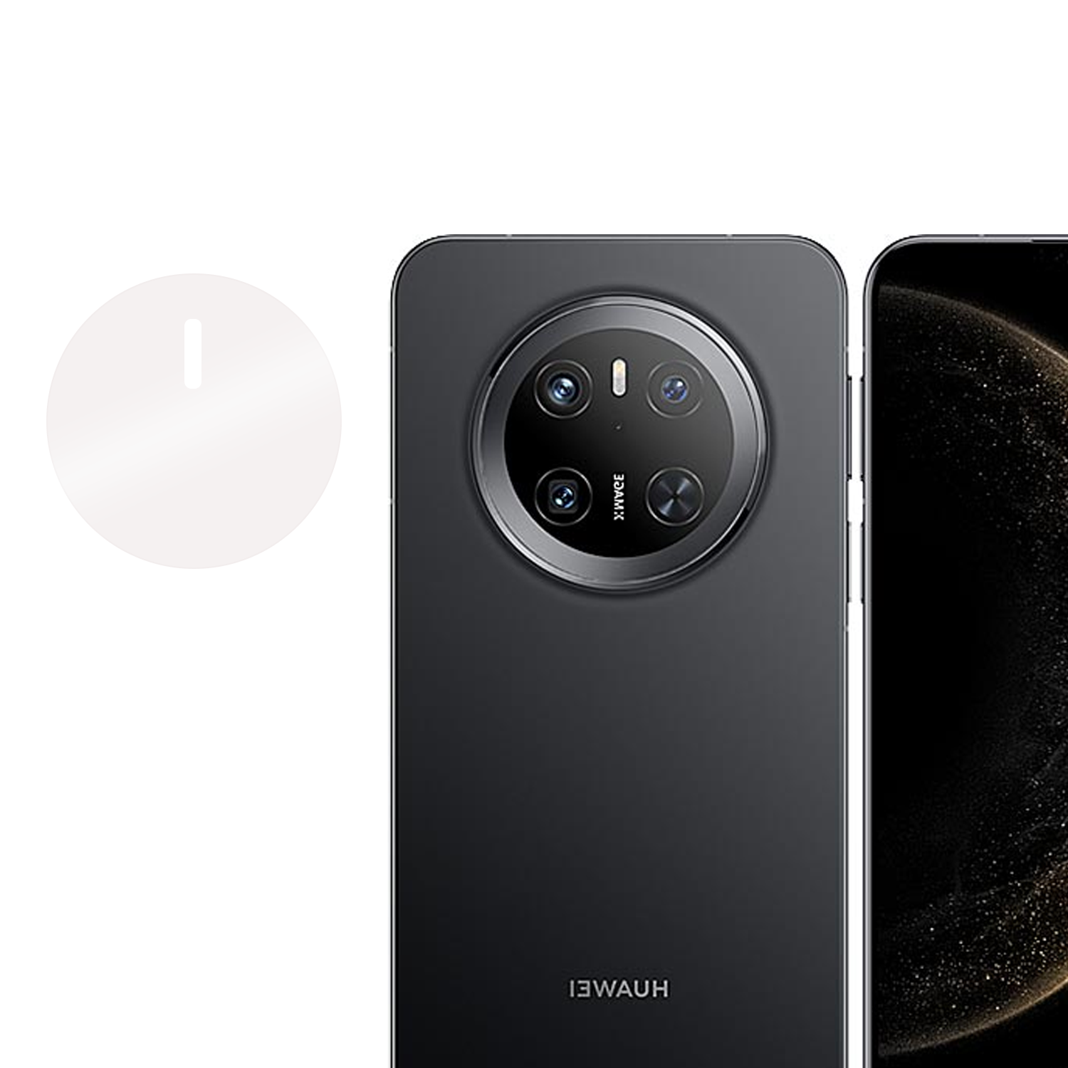 Microcase Huawei Mate 70 Kamera Camı Lens Koruyucu Nano Esnek Film - AL3400