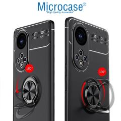 Microcase Honor 50 Focus Serisi Yüzüklü Kılıf - Siyah
