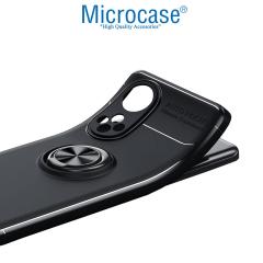 Microcase Honor 50 Focus Serisi Yüzüklü Kılıf - Siyah