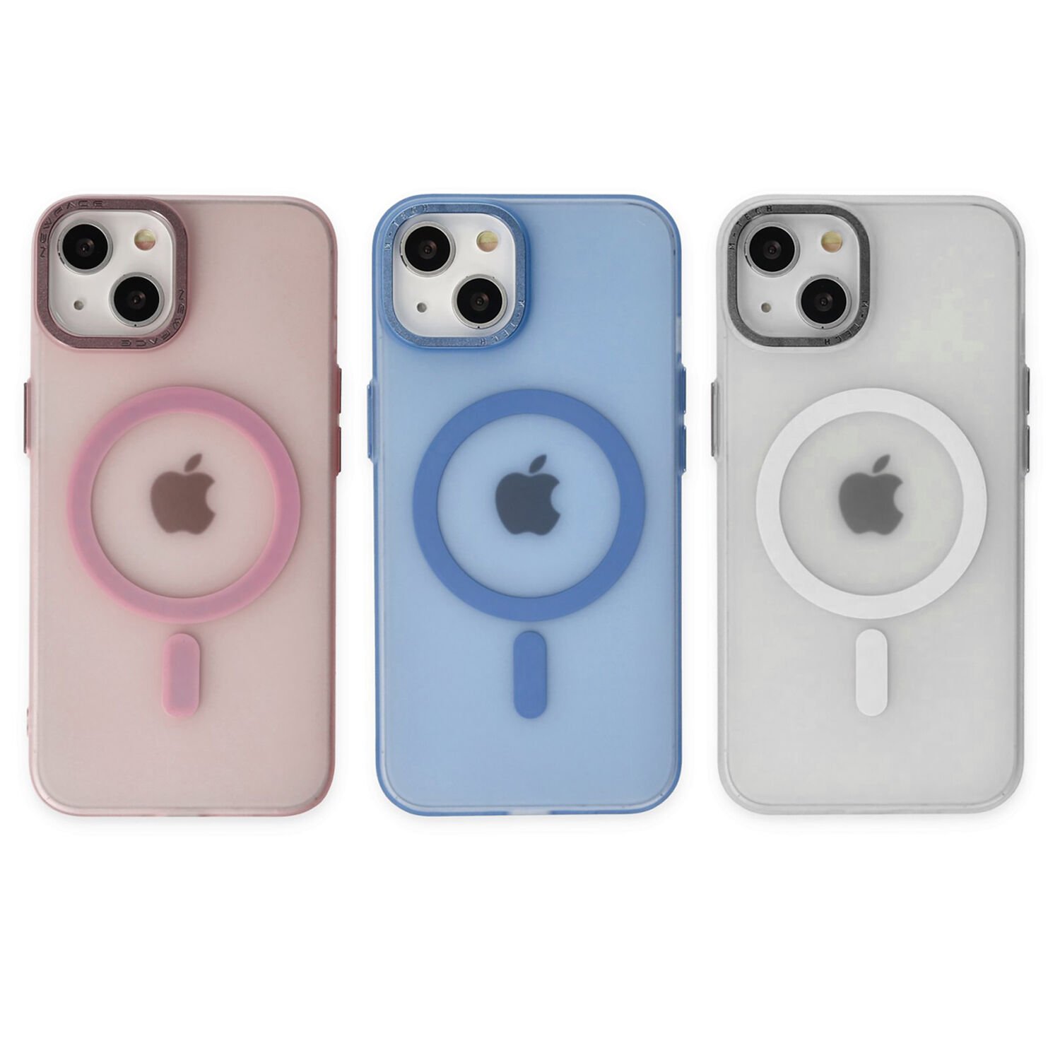 Microcase iPhone 14 için Magsafe Manyetik Darbeye Dayanıklı Buzlu Mat Plastik Kılıf - AL8117