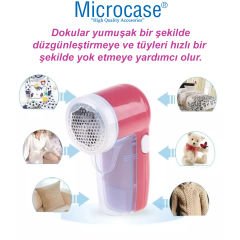Microcase Kablosuz Şarjlı Kazak Pantolon Takım Elbise Halı Tiftik ve Tüy Toplayıcı AL4240