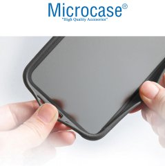 Microcase Xiaomi Redmi Note 8 Bumper Tpu Serisi Sert Kılıf - Siyah