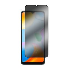 Microcase Xiaomi Redmi 10C - Poco C40 Privacy Gizlilik Filtreli Tam Kaplayan Cam Koruma - AL3125
