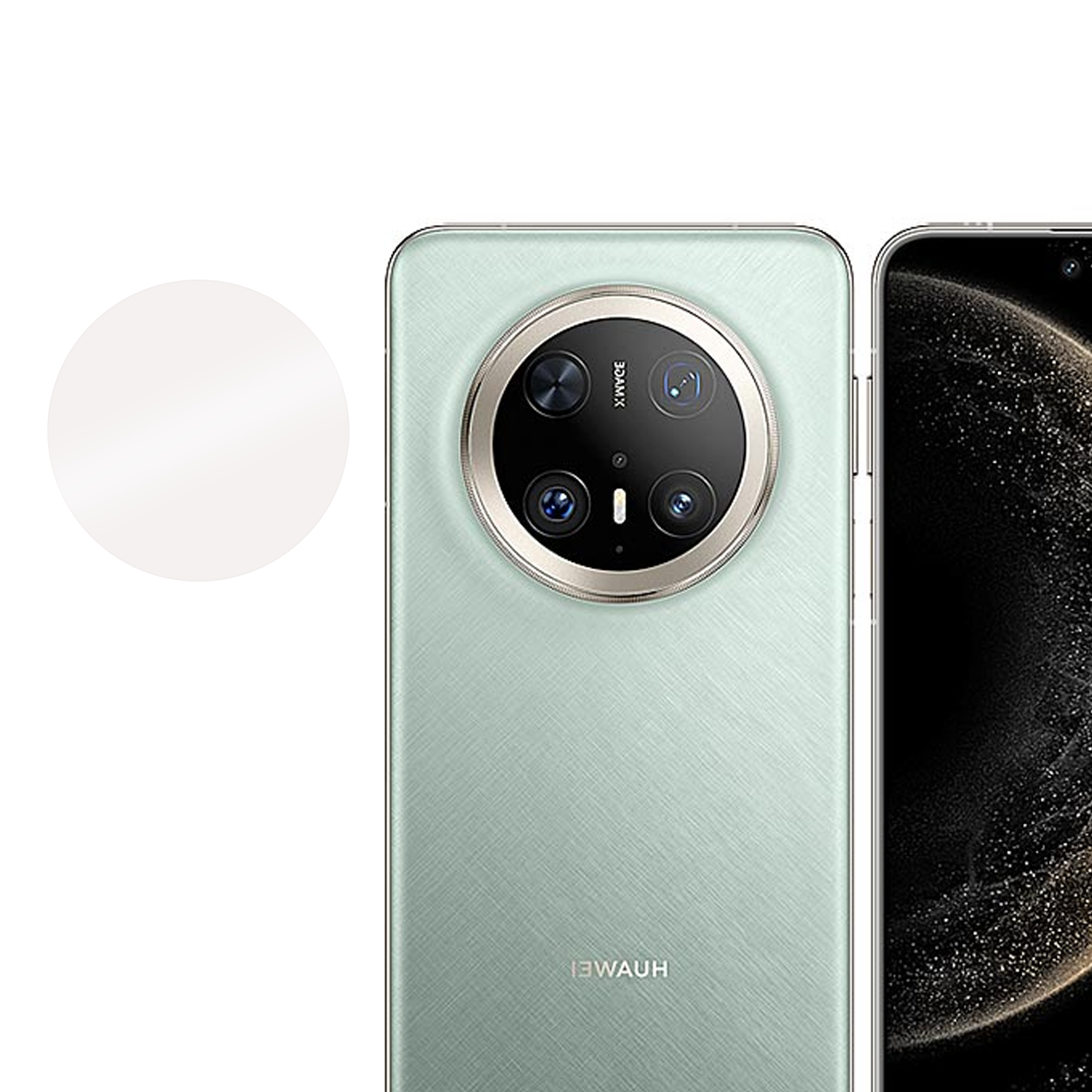 Microcase Huawei Mate 70 Pro Plus Kamera Camı Lens Koruyucu Nano Esnek Film - AL3400