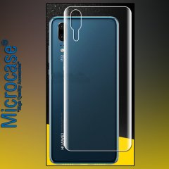 Microcase Huawei P20 Full Arka Kaplama TPU Soft Koruma Filmi