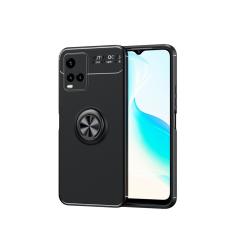 Microcase Vivo Y21S Focus Serisi Yüzüklü Kılıf - Siyah