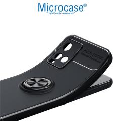 Microcase Vivo Y21S Focus Serisi Yüzüklü Kılıf - Siyah