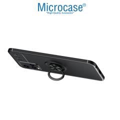 Microcase Vivo Y21S Focus Serisi Yüzüklü Kılıf - Siyah