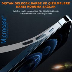 Microcase Iphone 16 Plus Hydrogel Esnek Üst Alt Yan Koruma Film Seti - AL4975
