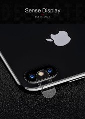 Apple iPhone X Arka Kamera için Nano Glass Koruma Filmi
