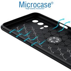 Microcase Oppo A55 Focus Serisi Yüzüklü Kılıf - Siyah