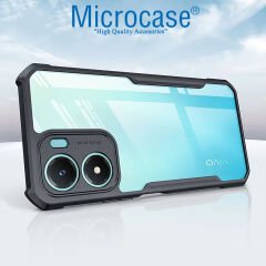 Microcase Vivo Y16 / Y02s Airbag Serisi Darbeye Dayanıklı Köşe Korumalı Tpu Kılıf - AL3370