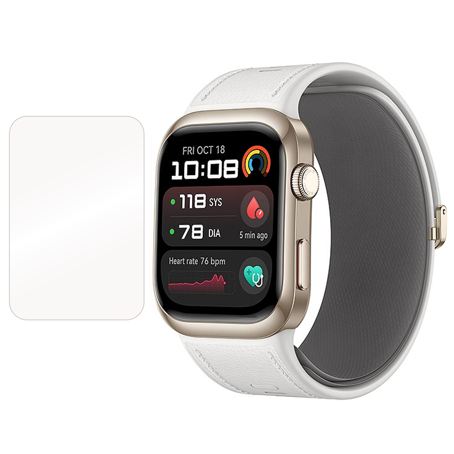 Microcase Huawei Watch D2 için TPU Ekran Koruma Filmi - Şeffaf AL3384