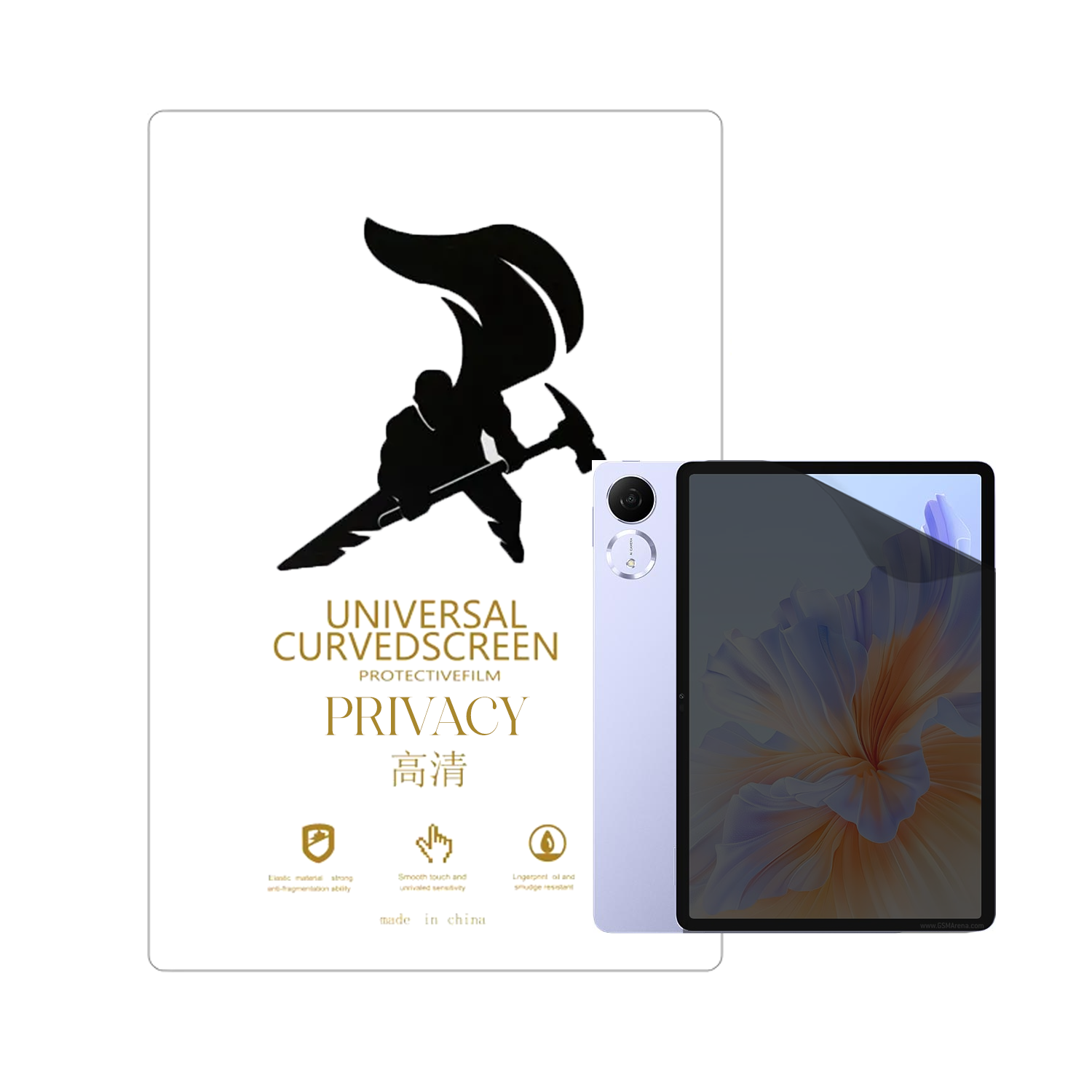 Microcase Honor Pad V9 11.5 inch ile Uyumlu Privacy Gizlilik Filtreli Hayalet Nano Ekran Koruyucu - EKM111