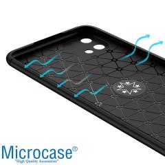 Microcase Realme C11 2021 Focus Serisi Yüzüklü Kılıf - Siyah