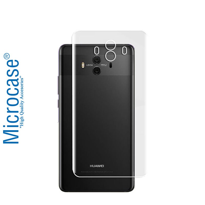 Microcase Huawei Mate 10 Full Arka Kaplama TPU Soft Koruma Filmi