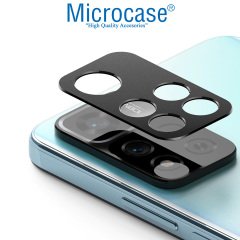 Microcase Xiaomi Redmi Note 11 Çin Versiyon Kamera Lens Koruma Halkası - Kapalı Tasarım Siyah