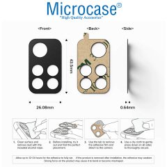 Microcase Xiaomi Redmi Note 11 Çin Versiyon Kamera Lens Koruma Halkası - Kapalı Tasarım Siyah