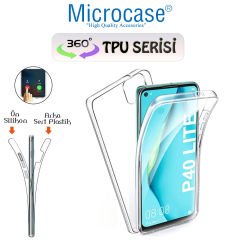 Microcase Huawei P40 Lite 360 Tpu Serisi Ön Arka Full Cover Şeffaf Kılıf