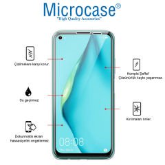 Microcase Huawei P40 Lite E - Y7P 360 Tpu Serisi Ön Arka Full Cover Şeffaf Kılıf