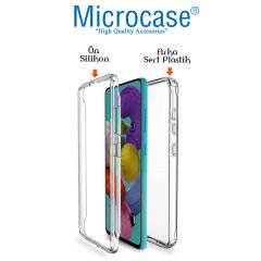 Microcase Huawei P40 Lite E - Y7P 360 Tpu Serisi Ön Arka Full Cover Şeffaf Kılıf