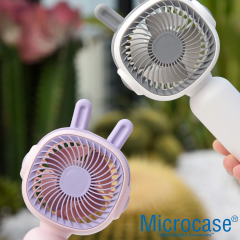 Microcase FN40 Telefon Tutacaklı Şarj Edilebilir Elde Taşınabilir Mini Fan - AL5299