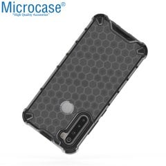 Microcase Xiaomi Redmi Note 8 Ball Serisi Sert Tpu Kılıf - Siyah + Tempered Glass Cam Koruma