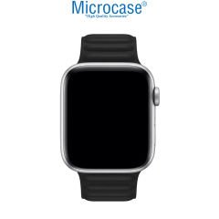 Microcase Apple Watch 8 41 mm Uyumlu Mıknatıslı Deri Kordon Kayış - KY24-1