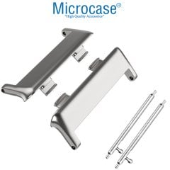 Microcase Oppo Watch 46 mm Metal Kordon Kayış Adaptörü - AL2719 Gümüş