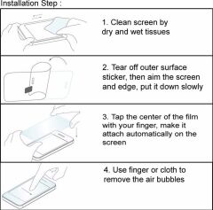 Microcase Huawei Nova Y91 Tempered Glass Cam Ekran Koruyucu - AL3269