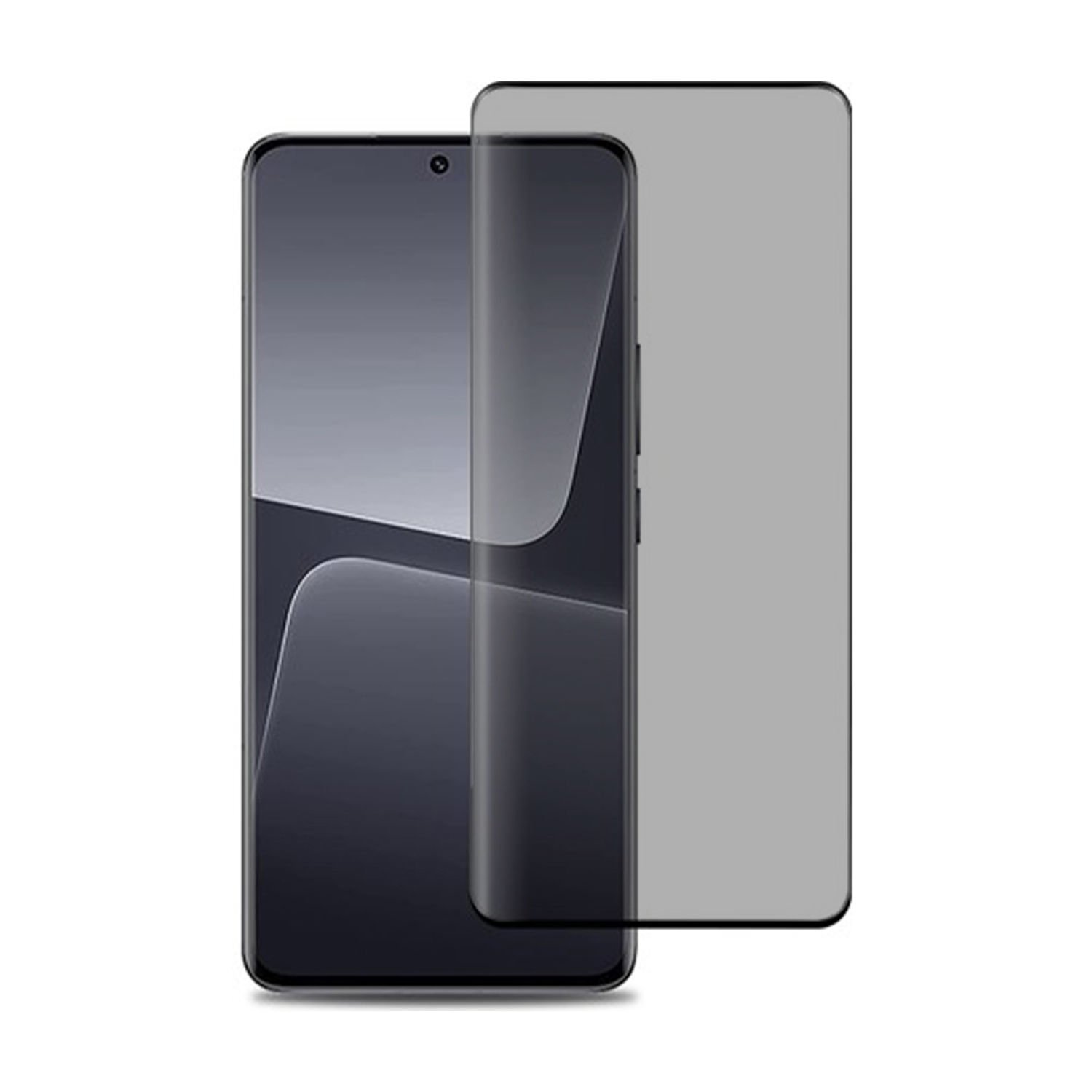Microcase Xiaomi 13 Pro (Global) için 3D Tam Kaplayan Çerçeveli Mat Cam Koruma - AL3124