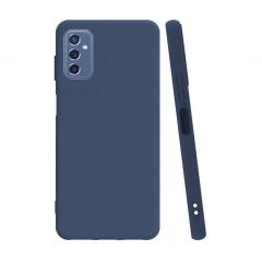 Microcase Samsung Galaxy M52 5G Premium Matte Silikon Kılıf-Lacivert