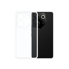 Microcase Tecno Camon 20 Pro 5G Slim Serisi Soft TPU Silikon Kılıf - Şeffaf AL3324