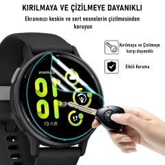 Microcase Apple Watch Series 10 42mm için TPU Ekran Koruma Filmi - EKM109
