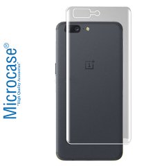 Microcase OnePlus 5 Full Arka Kaplama TPU Soft Koruma Filmi