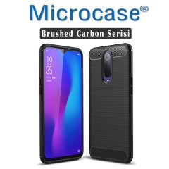 Oppo RX17 Pro - R17 Pro Brushed Carbon Fiber Silikon Kılıf