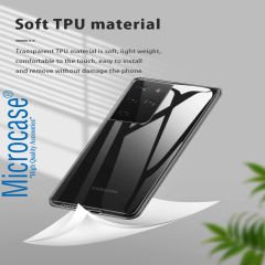 Microcase Samsung Galaxy S21 Ultra İnce 0.2 mm Soft Silikon Kılıf Şeffaf