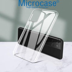 Microcase Samsung Galaxy S21 Ultra İnce 0.2 mm Soft Silikon Kılıf Şeffaf