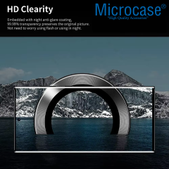 Microcase Samsung Galaxy S25 Ultra Kamera Camı Lens Koruyucu Halka Set - AL8114