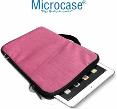 Microcase Samsung Galaxy Tab A8 X200 10.5 2021 Tablet Çanta + Bluetooth Klavye + Mouse + Tablet Standı - Pembe AL8217