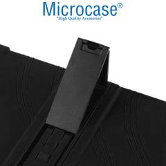 Microcase Lenovo Tab M10 Plus TB125FU 10.61 inch (3.Nesil) Standlı Silikon Kılıf - Siyah AL3309