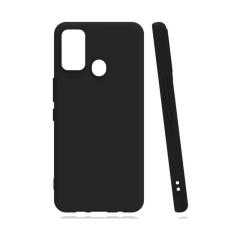 Microcase Tecno Spark 7 Premium Matte Silikon Kılıf - Siyah