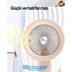 Microcase FN48 Bilek Askılı Şarj Edilebilir Elde Taşınabilir Mini Fan - AL5300