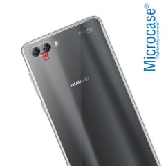 Huawei Nova 2s İnce 0.2 mm Soft Silikon Kılıf + Tempered Cam