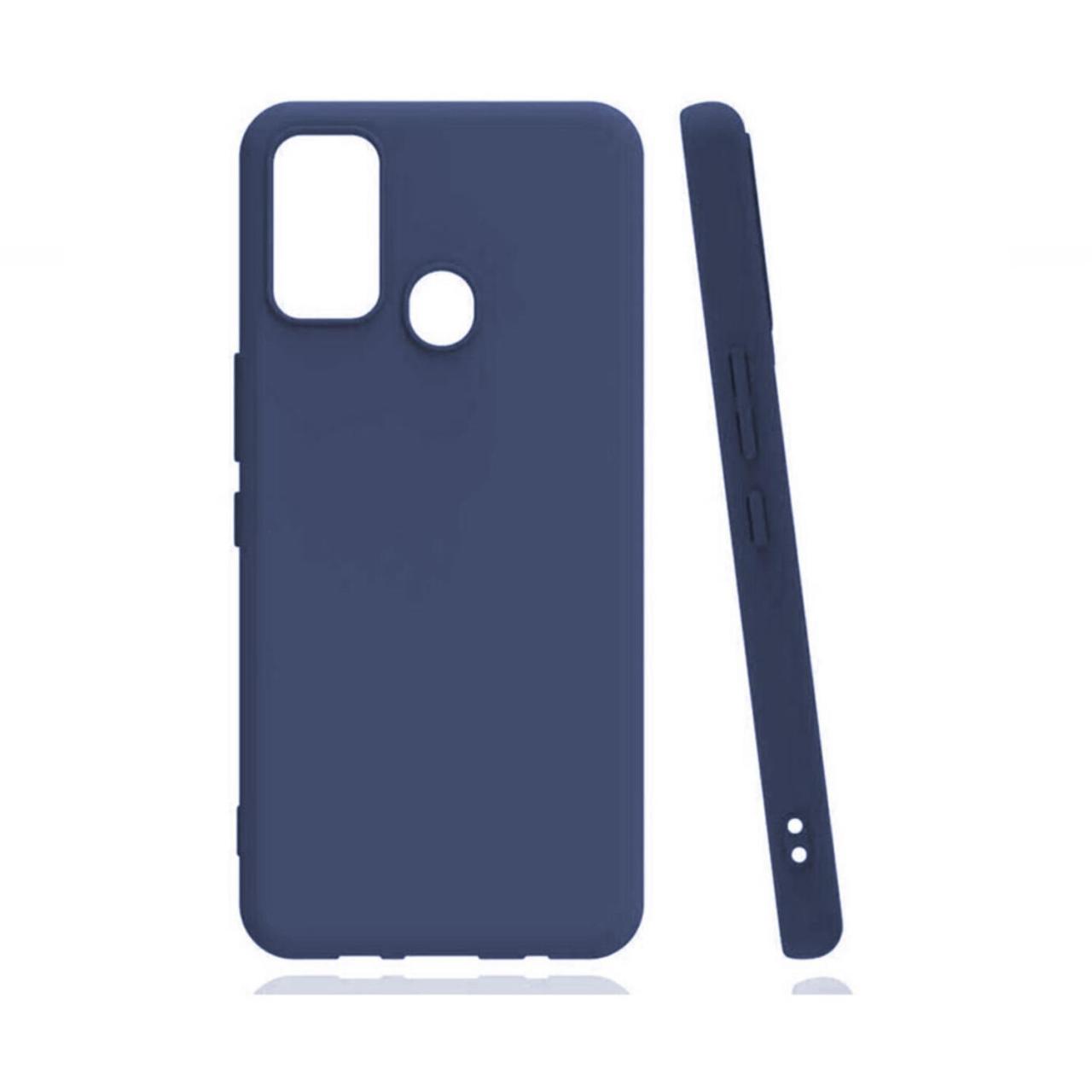 Microcase Tecno Spark 7 Premium Matte Silikon Kılıf -Lacivert