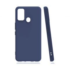 Microcase Tecno Spark 7 Premium Matte Silikon Kılıf -Lacivert